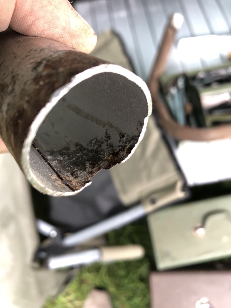Fuel fill pipe, or, rust never sleeps | The GMC Motorhome Forum