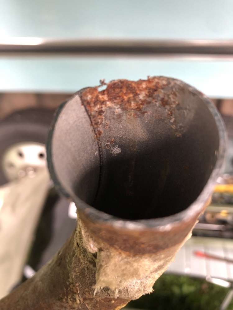Fuel fill pipe, or, rust never sleeps | The GMC Motorhome Forum